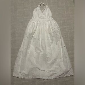 Tommy Hilfiger White Eyelet Midi Dress – Size 00